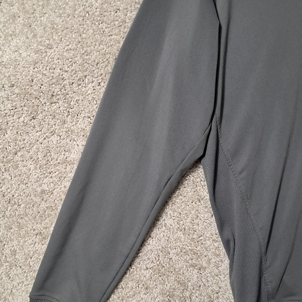Adidas Mens Medium Gray Zip Up Sweater - Picture 4 of 14